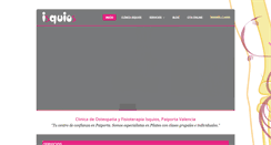 Desktop Screenshot of clinicafisioterapiaisquios.com
